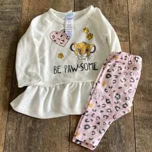 0-3 Month Baby Girl Disney Lion King Outfit